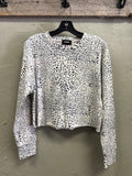 NWT MONROW CROP SWEATSHIRT (org$146)